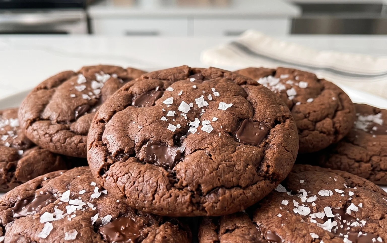 Salted Brownie Cookies