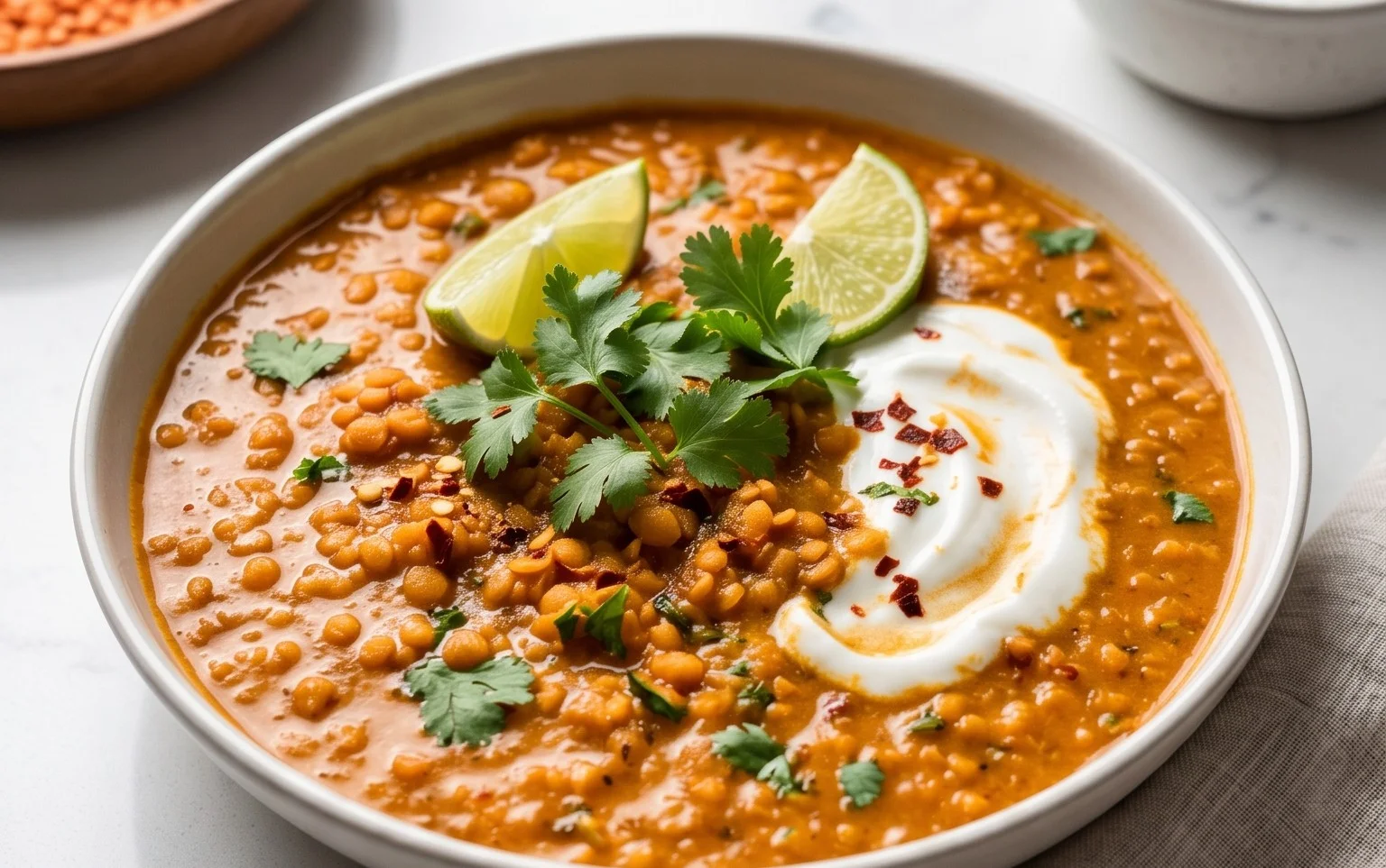 Spicy Red Lentil Curry