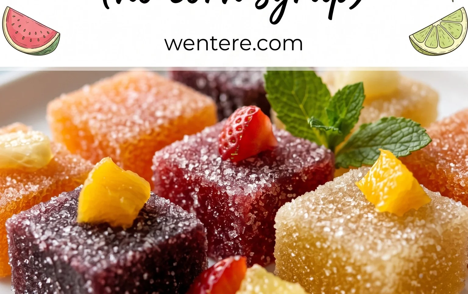Homemade Pâtes de Fruits (no corn syrup)