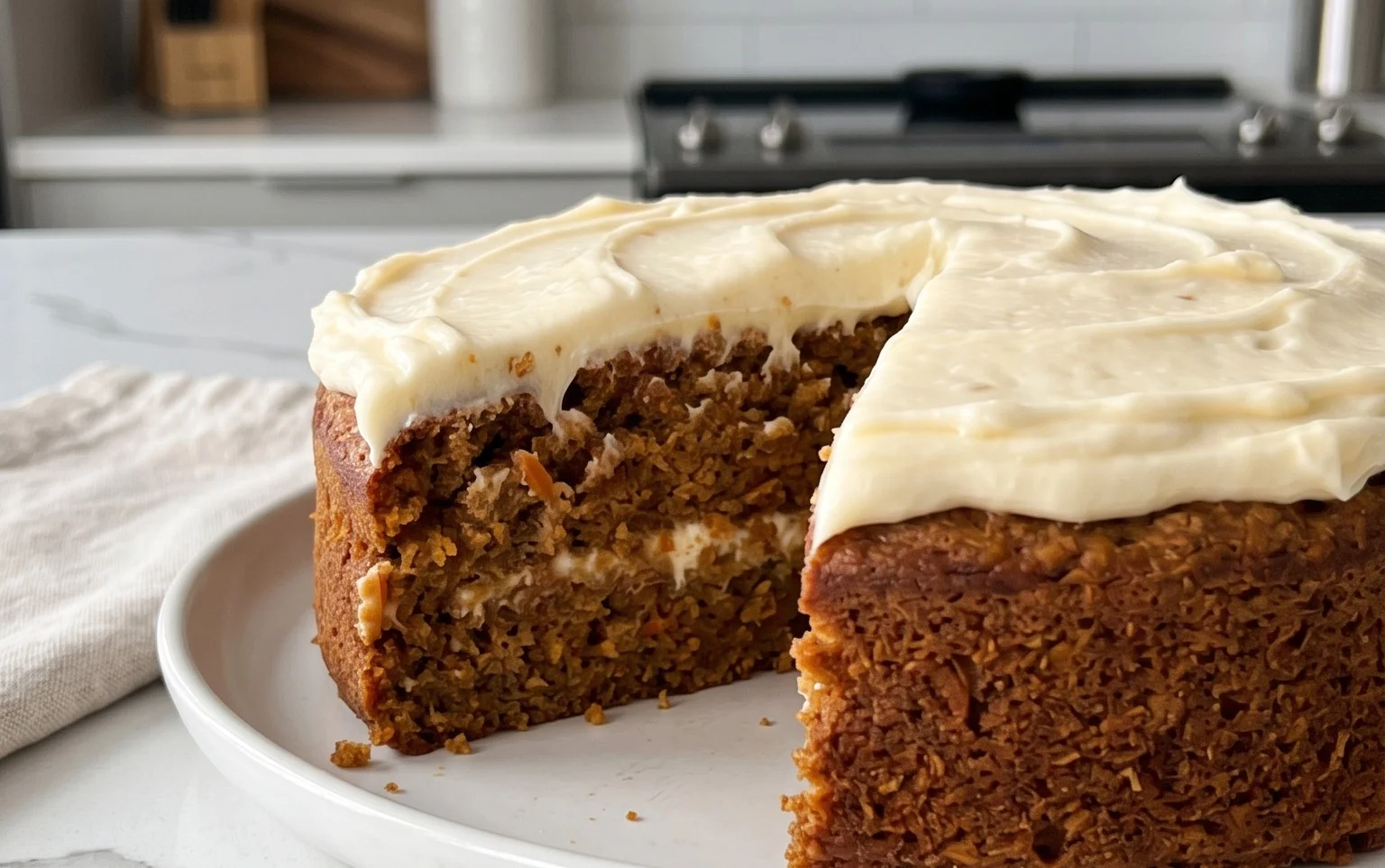 Easy Flourless Oatmeal Carrot Cake Recipe