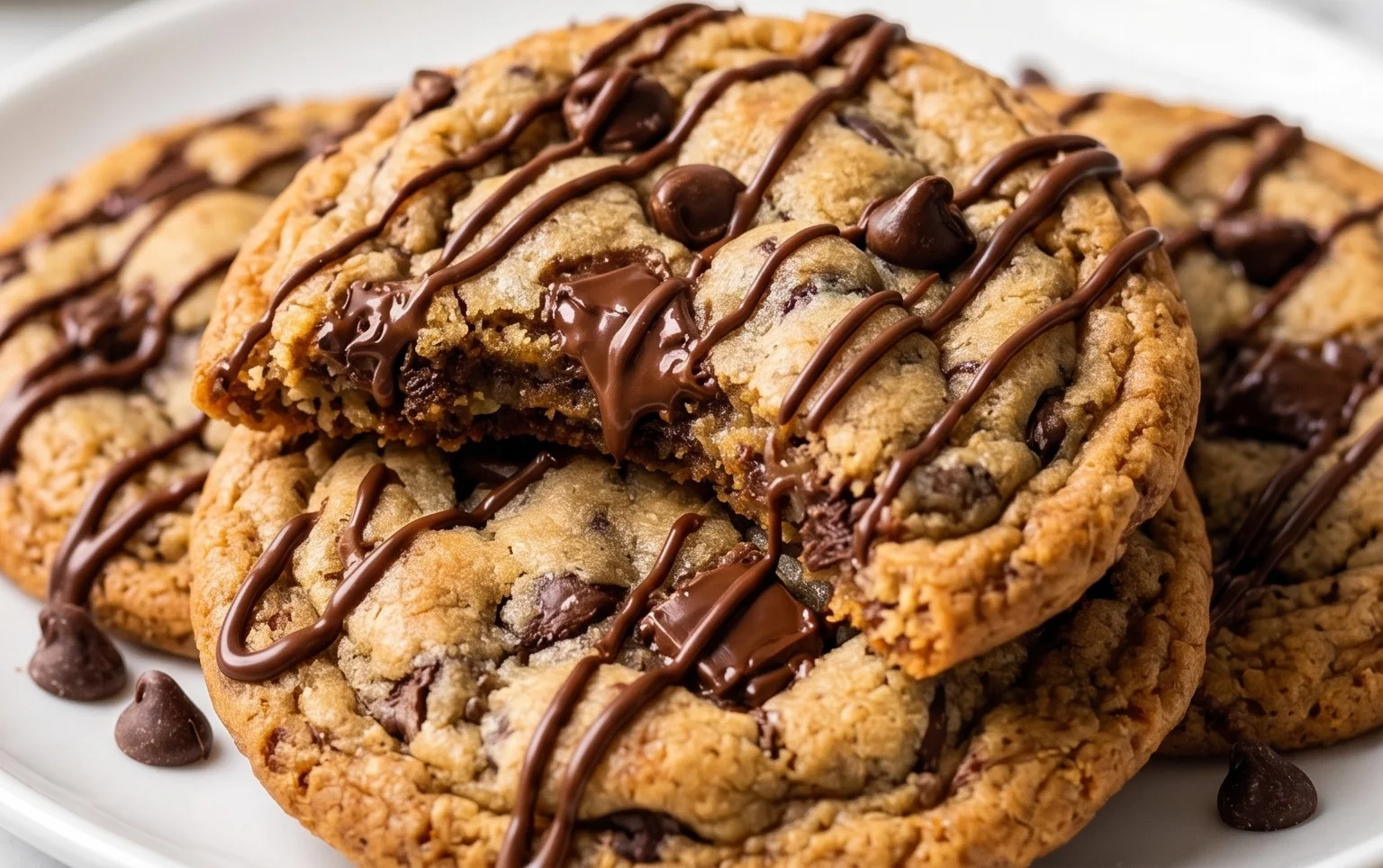 Crispy and Chewy Chocolate Chip Cookies