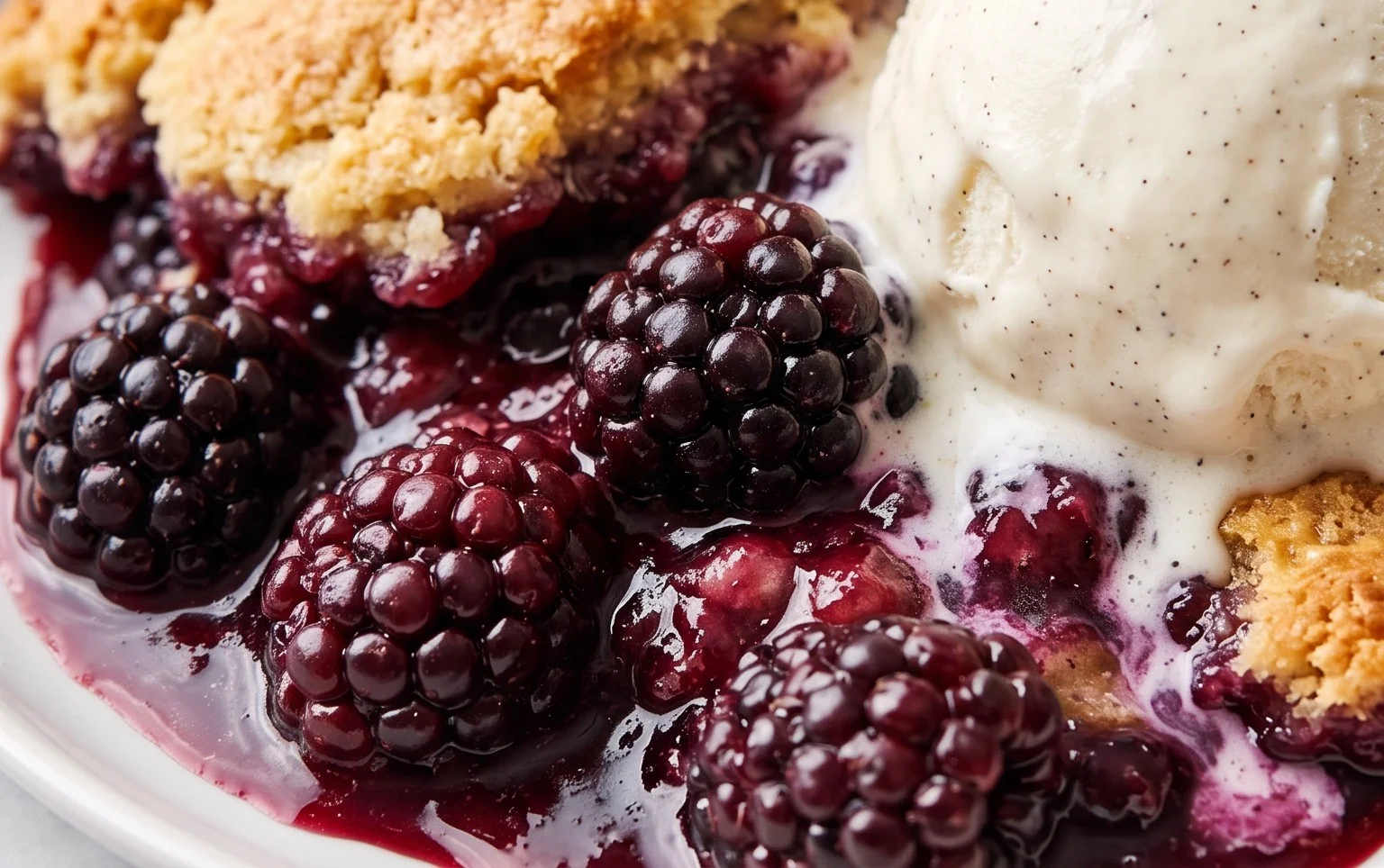 The Pioneer Women's Blackberry Cobbler