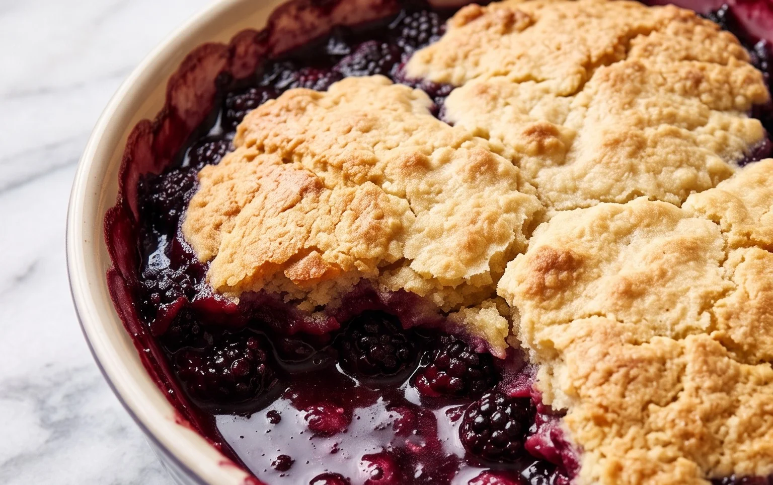 The Pioneer Women's Blackberry Cobbler