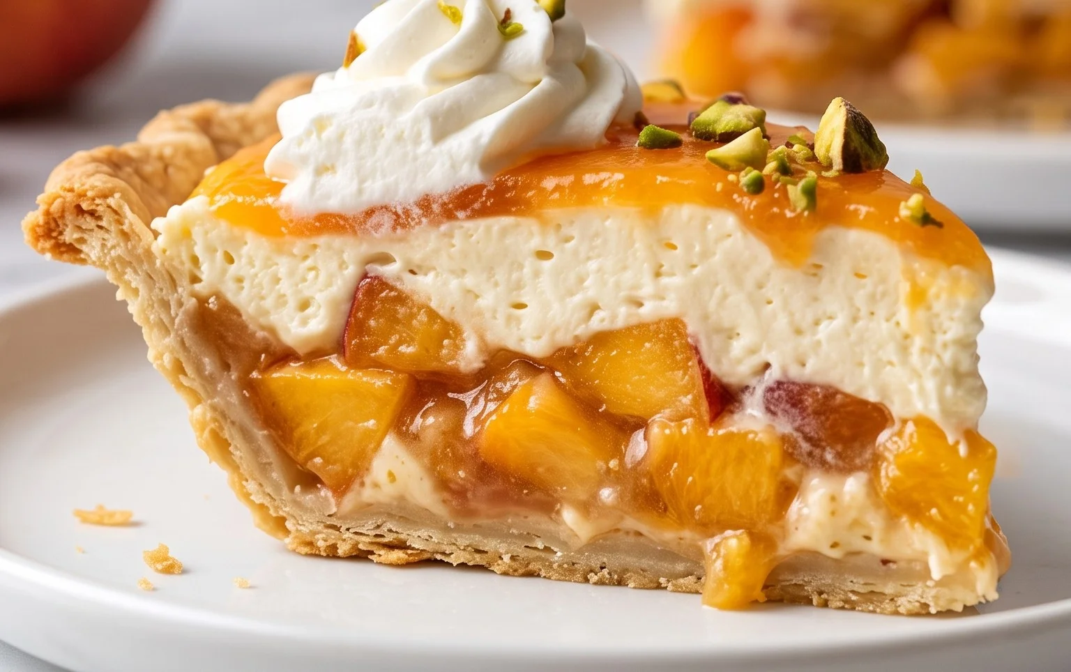 Peaches and Cream Pie