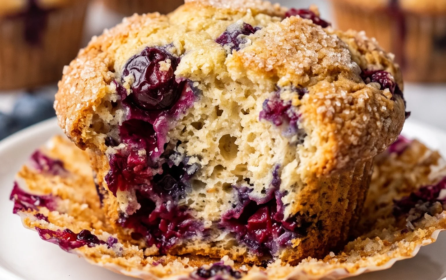Bakery Style Mixed Berry Muffins | with Frozen Berries