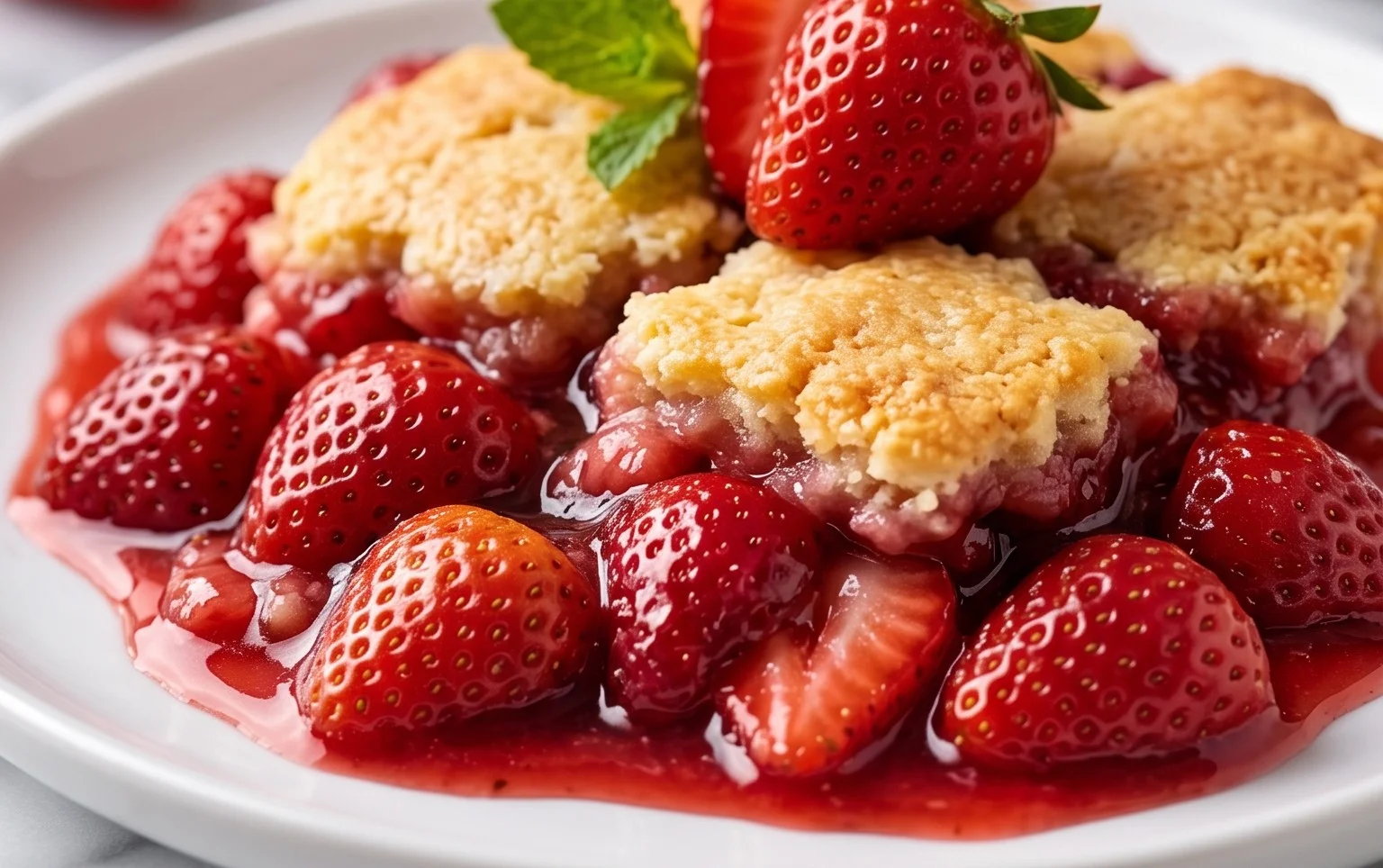 Strawberry Cobbler