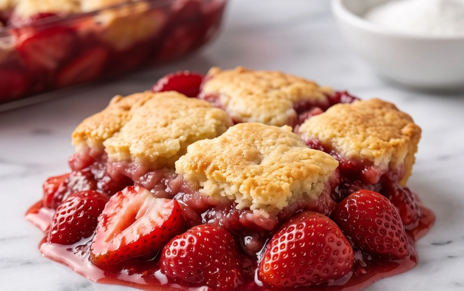 Strawberry Cobbler