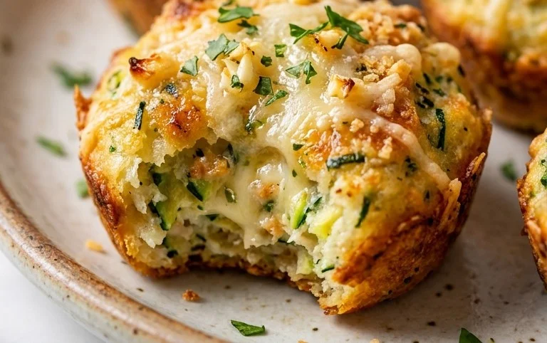Zucchini Garlic Bites