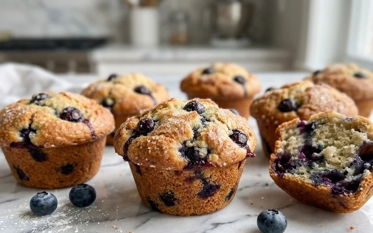 Homemade Blueberry Muffins