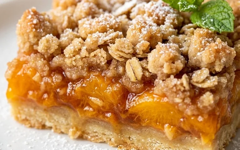 Fresh Peach Crum extractb Bars