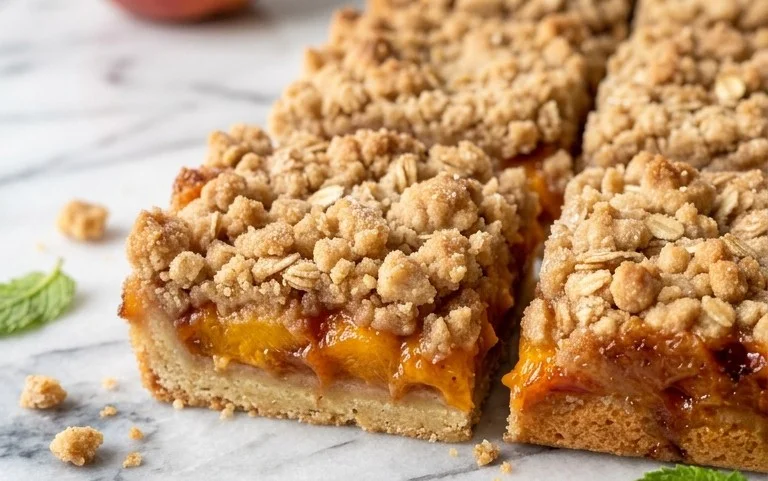 Fresh Peach Crum extractb Bars