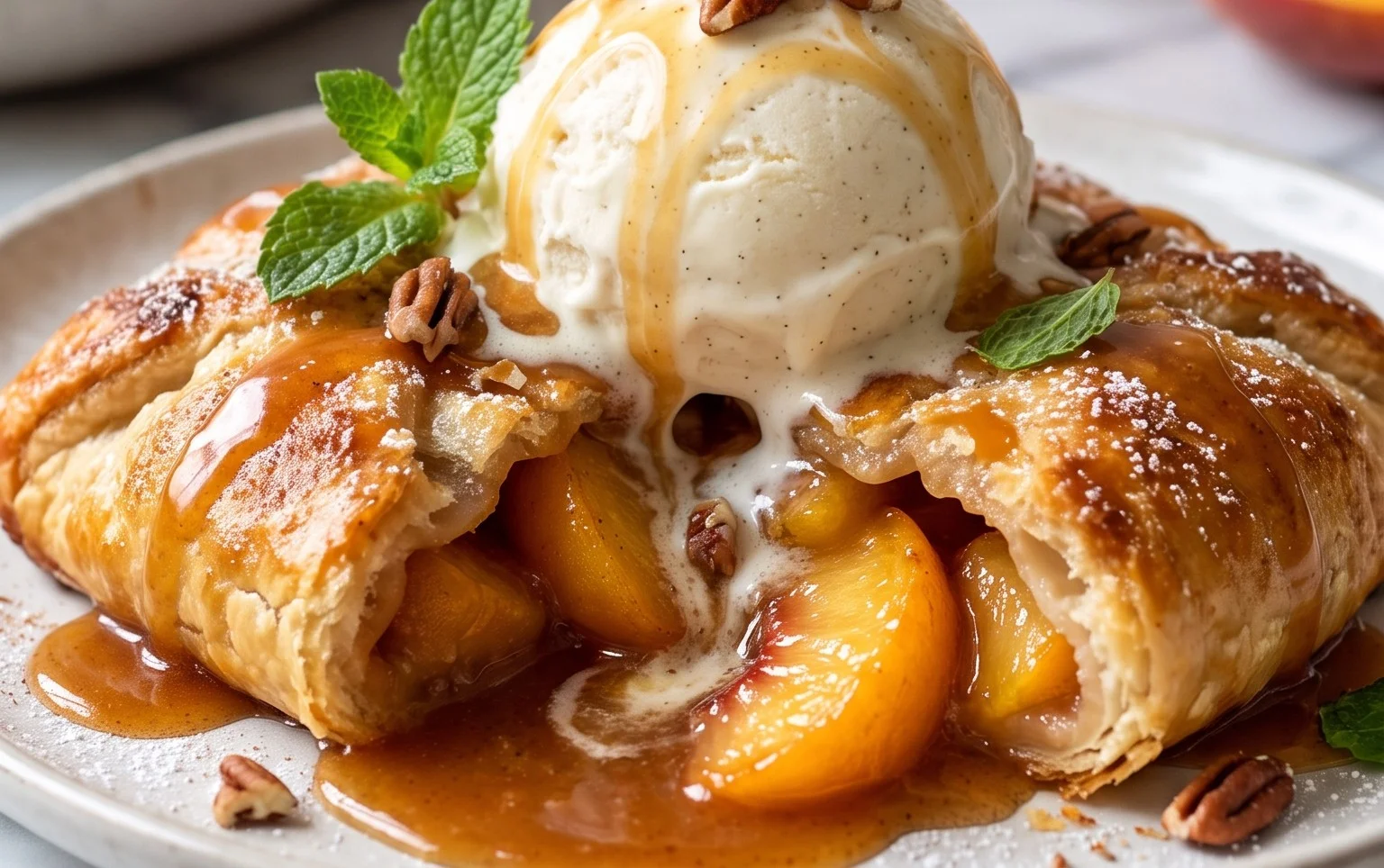 Peach Dumplings