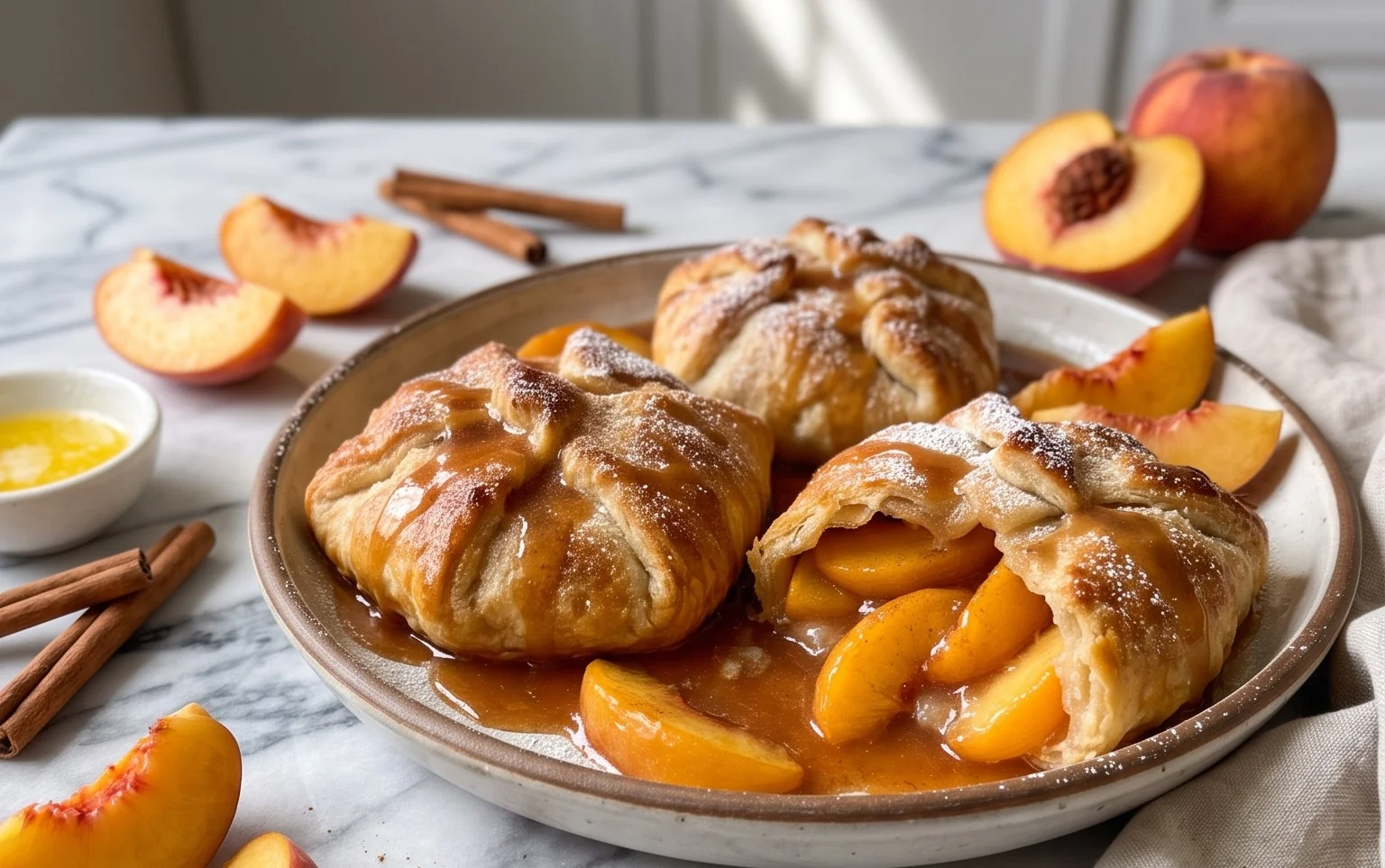 Peach Dumplings