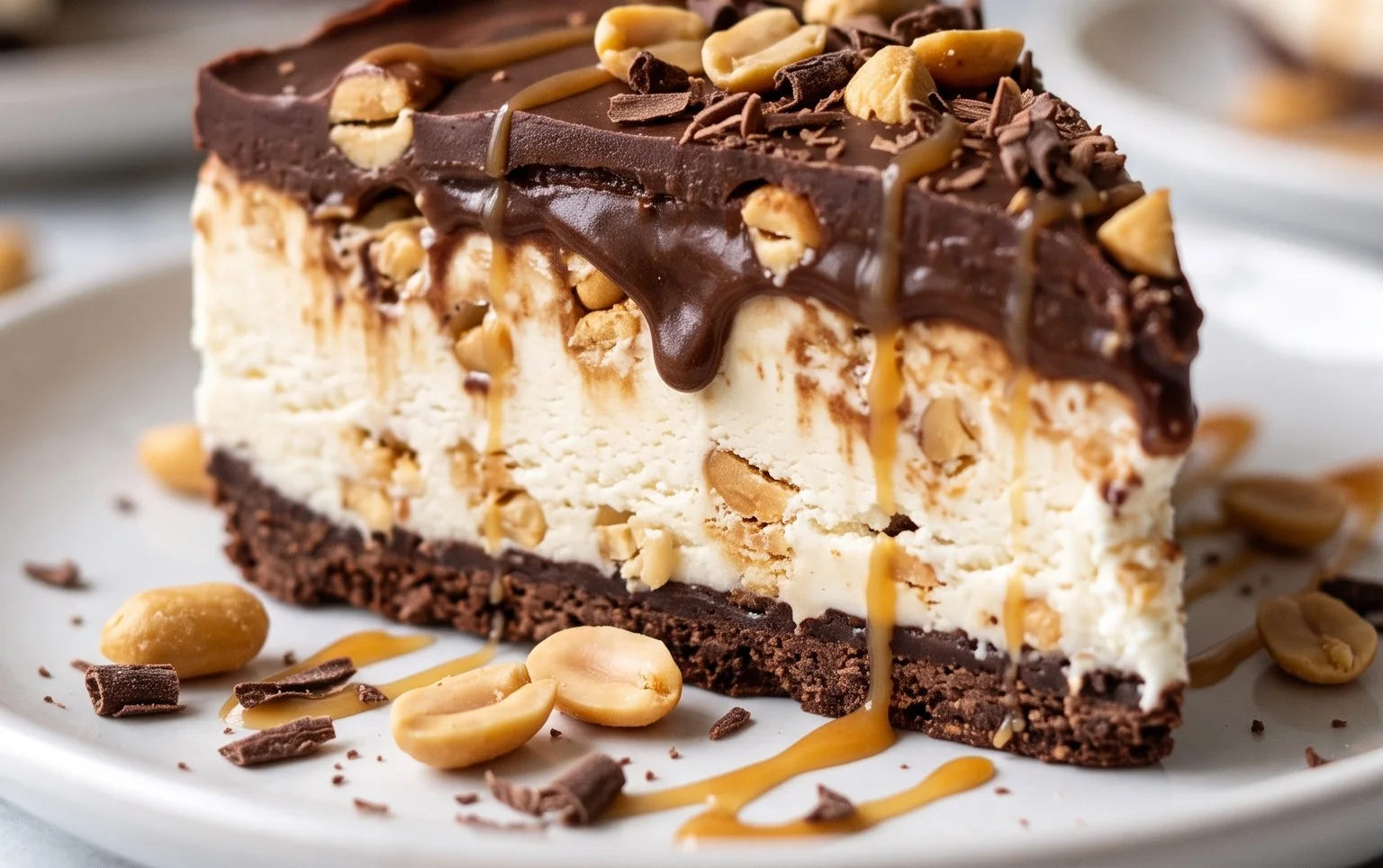 Buster Bar Ice Cream Cake