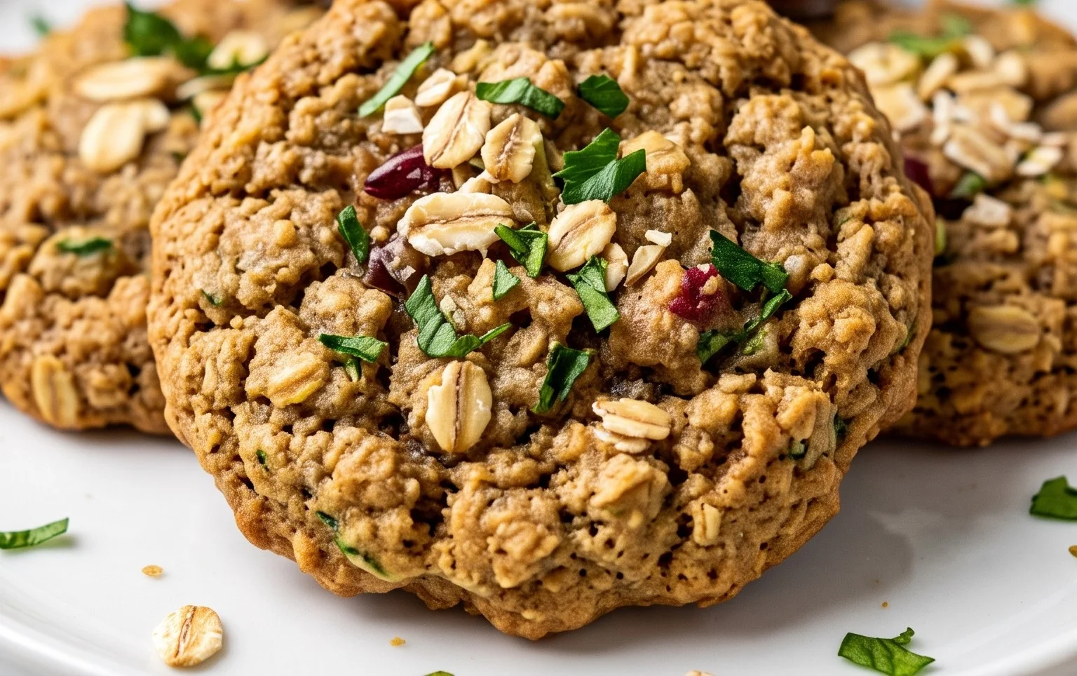 Healthy Zucchini Oatmeal Cookies