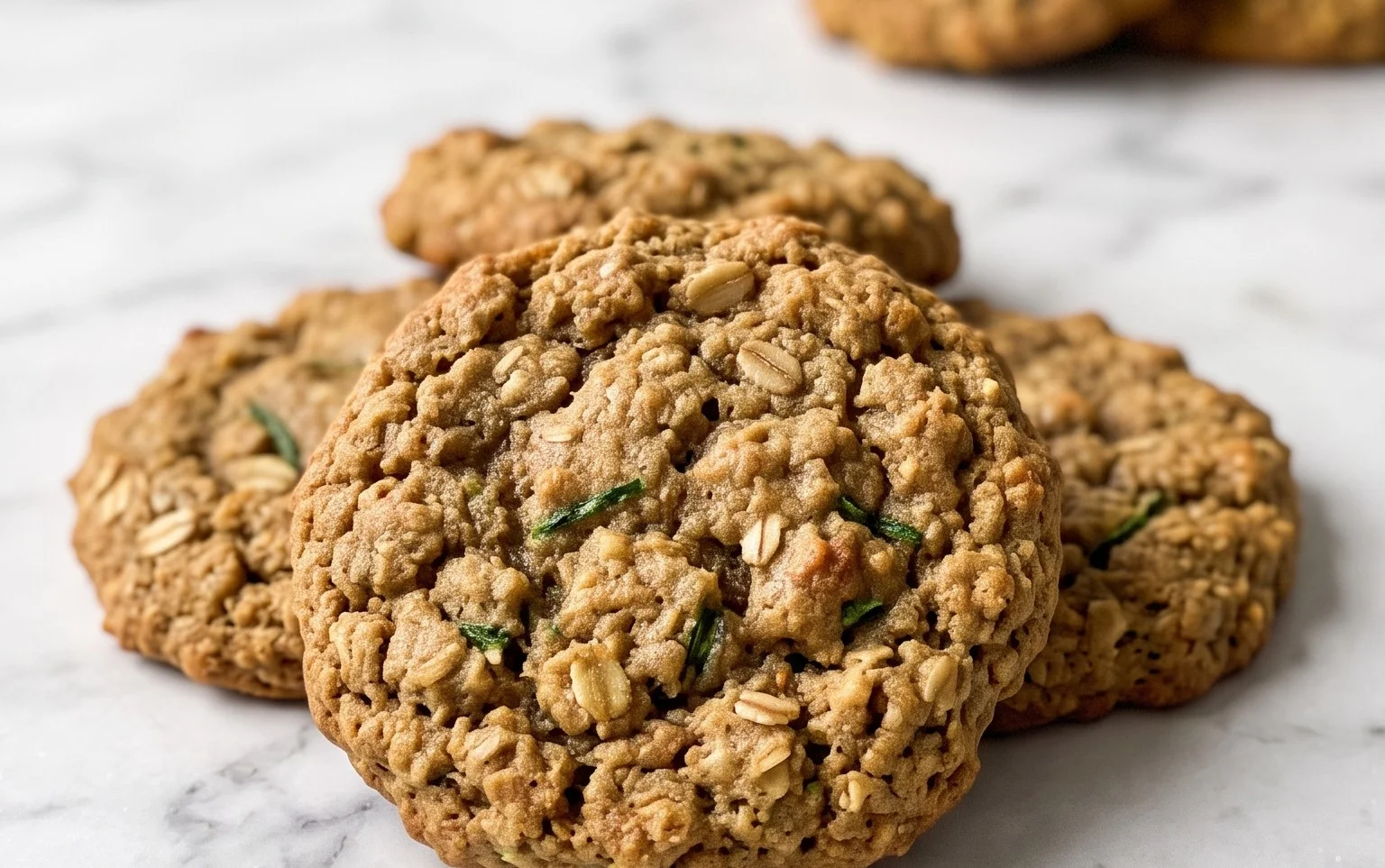 Healthy Zucchini Oatmeal Cookies
