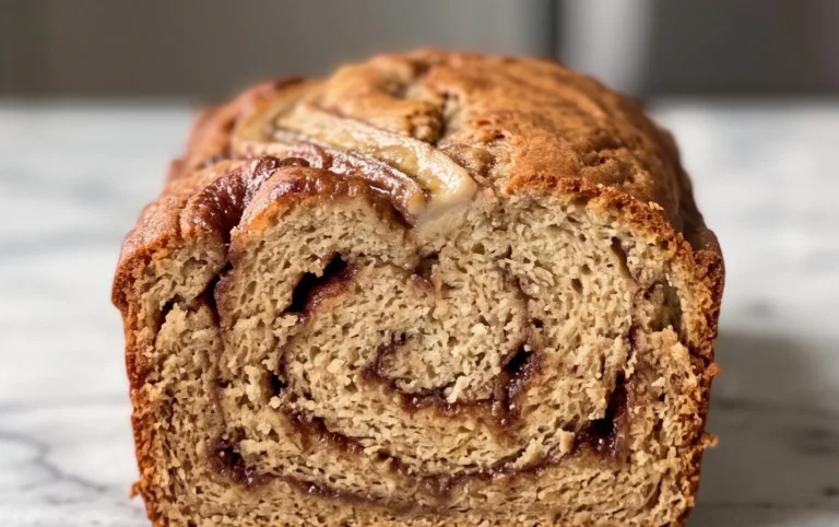 Cinnamon Roll Banana Bread