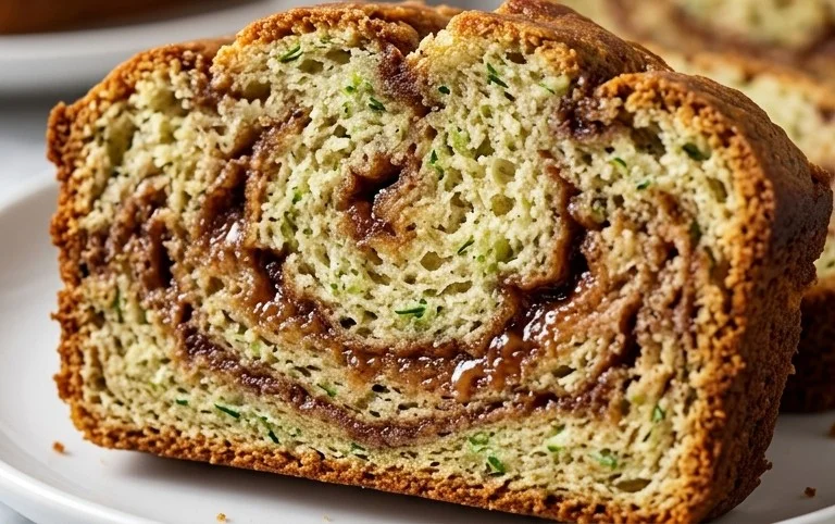 Moist and Delicious Cinnamon Swirl Zucchini Bread