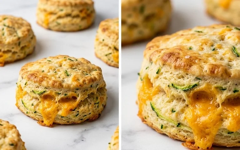 Zucchini Cheddar Biscuits