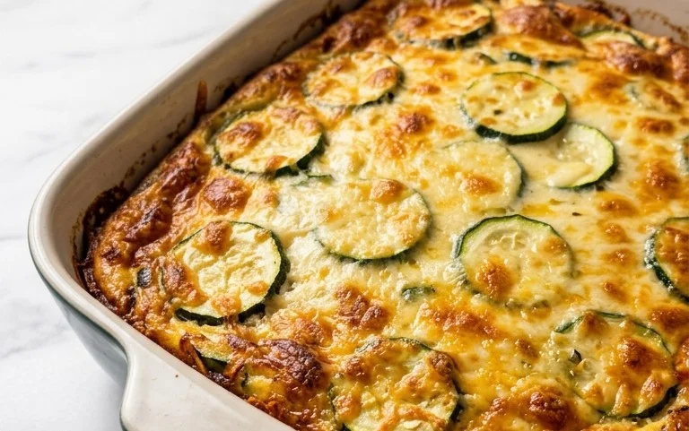 Cheesy Baked Zucchini Casserole