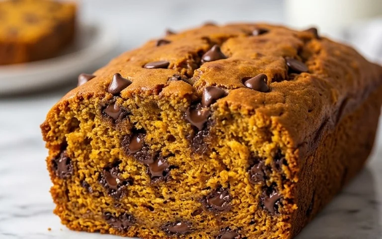Pumpkin Chip Banana Bread