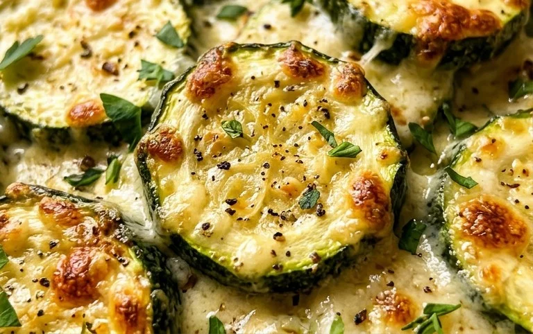 Creamy Parmesan Zucchini