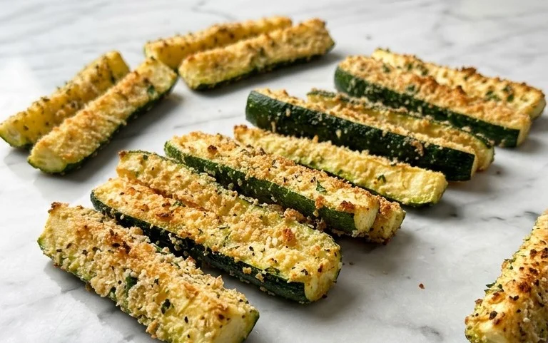 Baked Zucchini Sticks (Oven or Air Fryer)