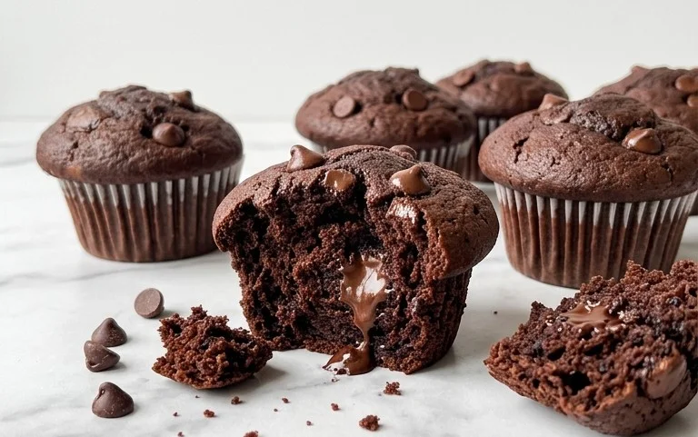 Double Chocolate Muffins