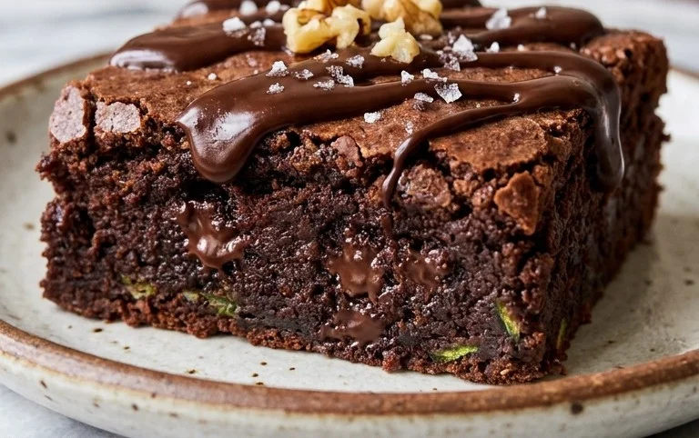 Secretly Healthy Zucchini Brownies