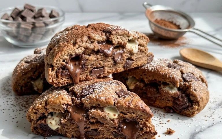 Triple Chocolate Scones