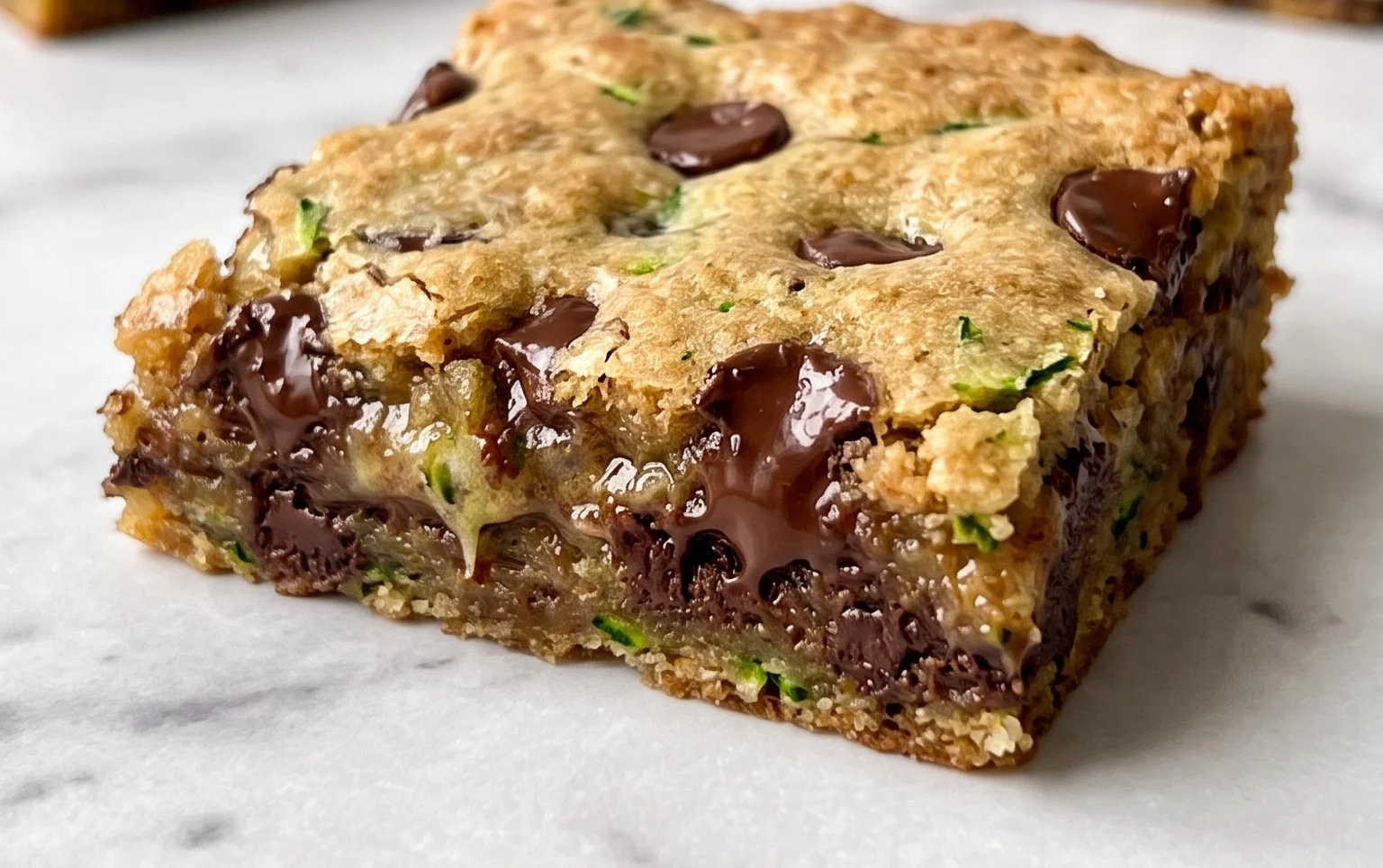 Chocolate Chip Zucchini Cookie Bars