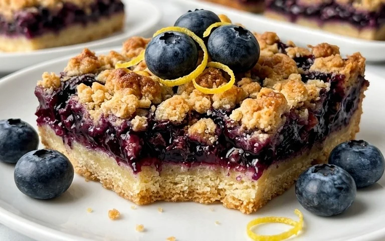 Easy Blueberry Pie Bars