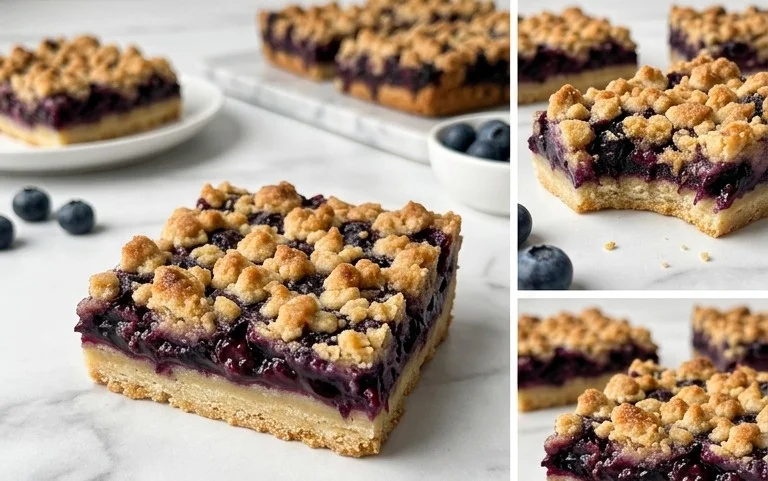 Easy Blueberry Pie Bars